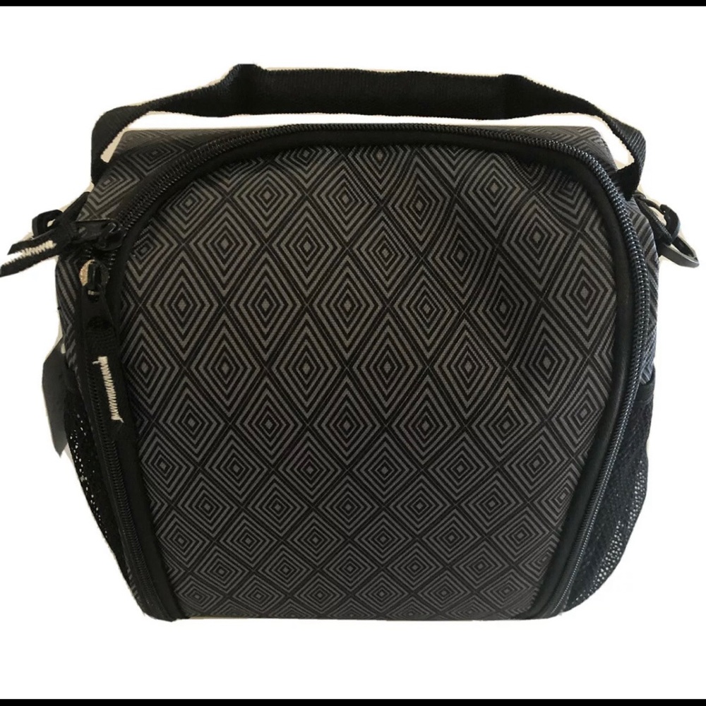 Office Depot Insulated lunch tote, Black Nwt.
